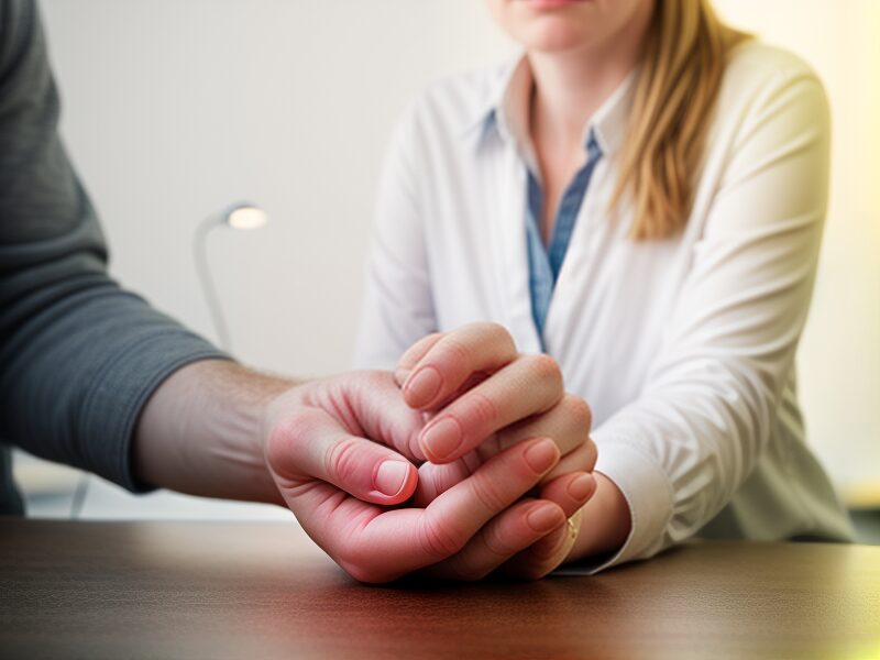 Treating her patients with medicine and kindness Treating her patients with medicine and kindness